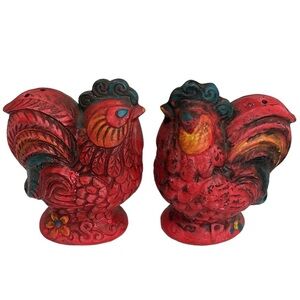 Vintage Chicken Salt & Pepper Shakers